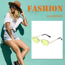 Girl Sunglasses Silicone Nose Pads PC Lens Metal Frame for Outdoor Beach Ca
