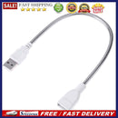 USB Male to Female Extension LED Light Adapter Cable Metal Flexible Tube