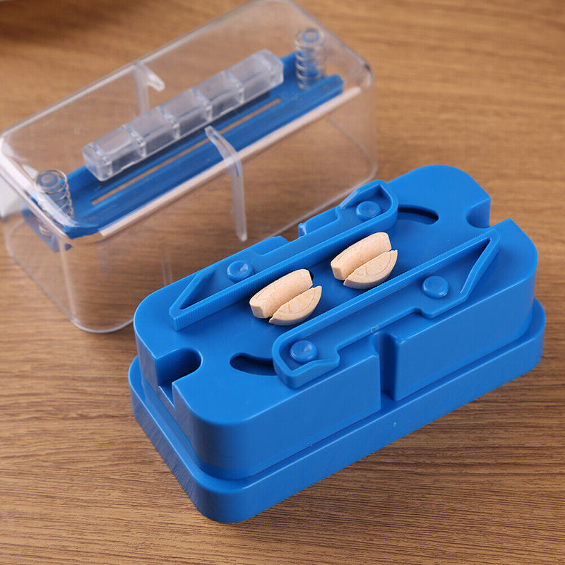 Portable Pill Holder Medicine Storage Box Tablet Cutter Splitter Health Care