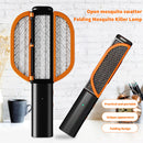 Electric Fly Swatter Insulation Protection Net & Foldable (Black Orange) Newly