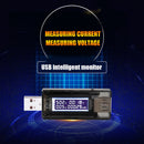 USB Tester 3.2-10V 0-3A DC Digital Volt Amp Meter Tester Charger Indicator Newly