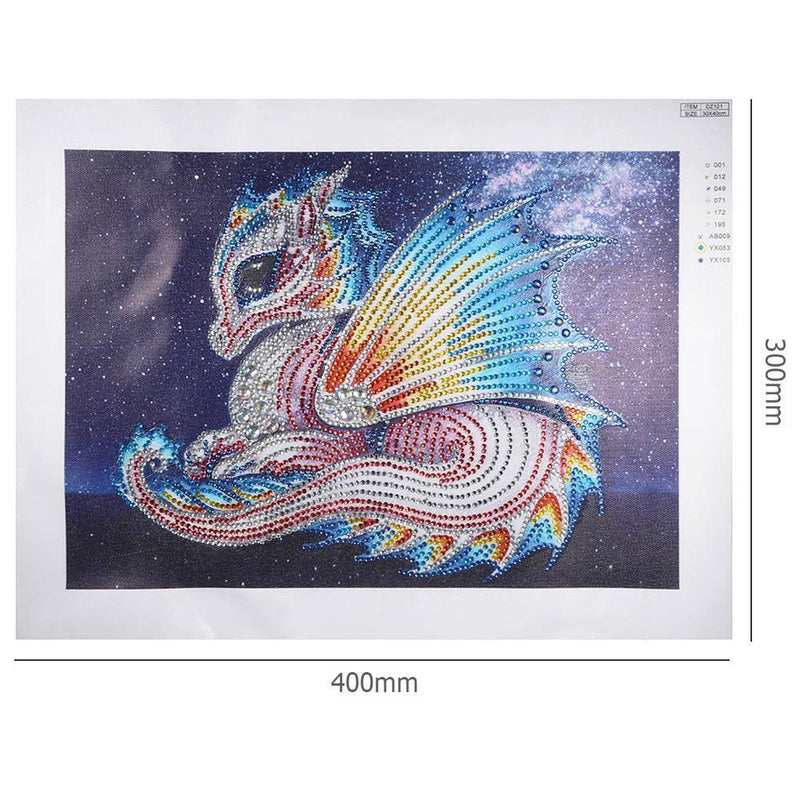 5D DIY Special Shaped Diamond Painting Dragon Cross Stitch Embroidery Kits