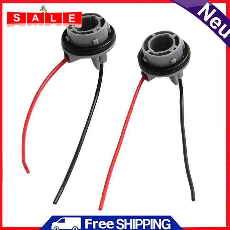 2pcs Car Car 1156 Light Bulb Socket LED Wiring Connector Lamp Holder Adapter
