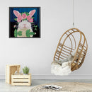 5D DIY Partial Special Shaped Drill Diamond Painting Rabbit Craft (HB246) Newly