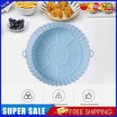#A Silicone Air Fryer Pad Reusable Round Cake Pan Bakeware for Oven Steamer Co