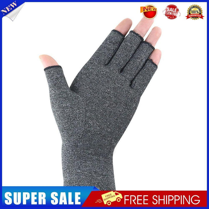 Arthritis Therapy Compression Gloves Pain Joint Relief Warm Mittens (L)