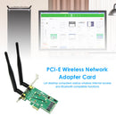 Wireless Bluetooth-Compatible Mini PCI Express to PCIe Adapter Card with Antenna