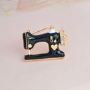 1PC Retro Sewing Machine Black Brooch Pin Jewelry Party Gift Creative Crafts