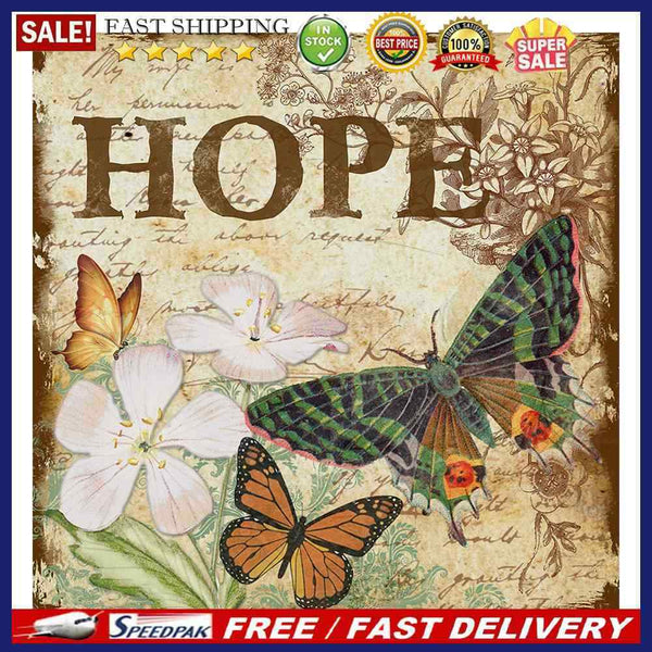 DIY Paint By Number Kit Frameless Butterfly Handpainted Wall Hanging Decoration