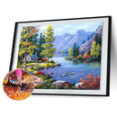 5D DIY Full Drill Diamond Painting Scenery Cross Stitch Mosaic Craft Kit Deco