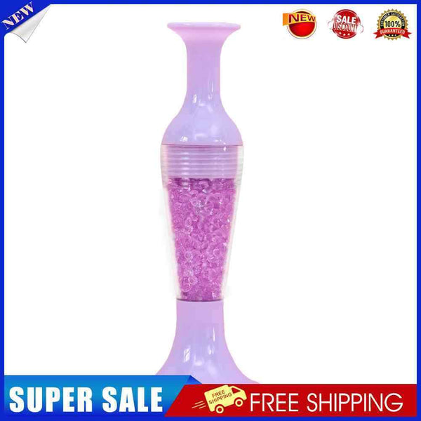Flower Pot 5D Diamond Painting Point Drill Pen DIY Crafts (w/ Drill Purple)