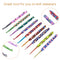 9pcs Soft Alumina Crochet Hooks Knitting Needle Set DIY Sewing Tools (B) Newly