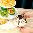 Tools Round Platter Food Serving Holder Cake Display Rack 3 Tier Cake Stand