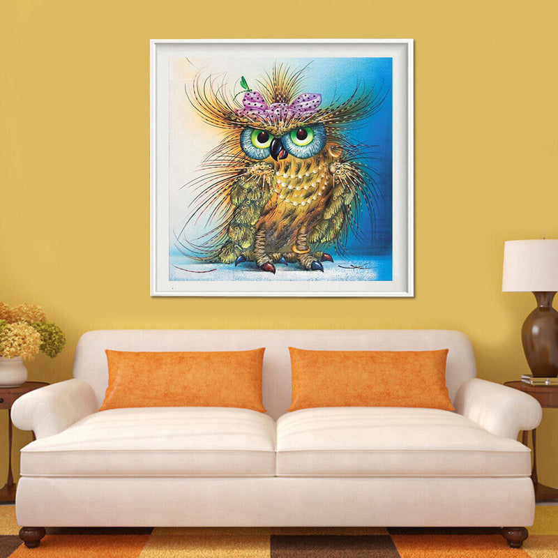 5D DIY Drill Diamond Painting Animal Pattern Cross Stitch Embroidery Crafts