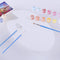 Plastic Clear Oval Painting Palette Drawing Watercolor Mixing Board Pallet
