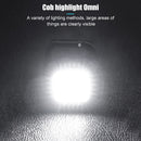 Multifunctional Portable USB Rechargeable Mini Keychain Camping Flashlight