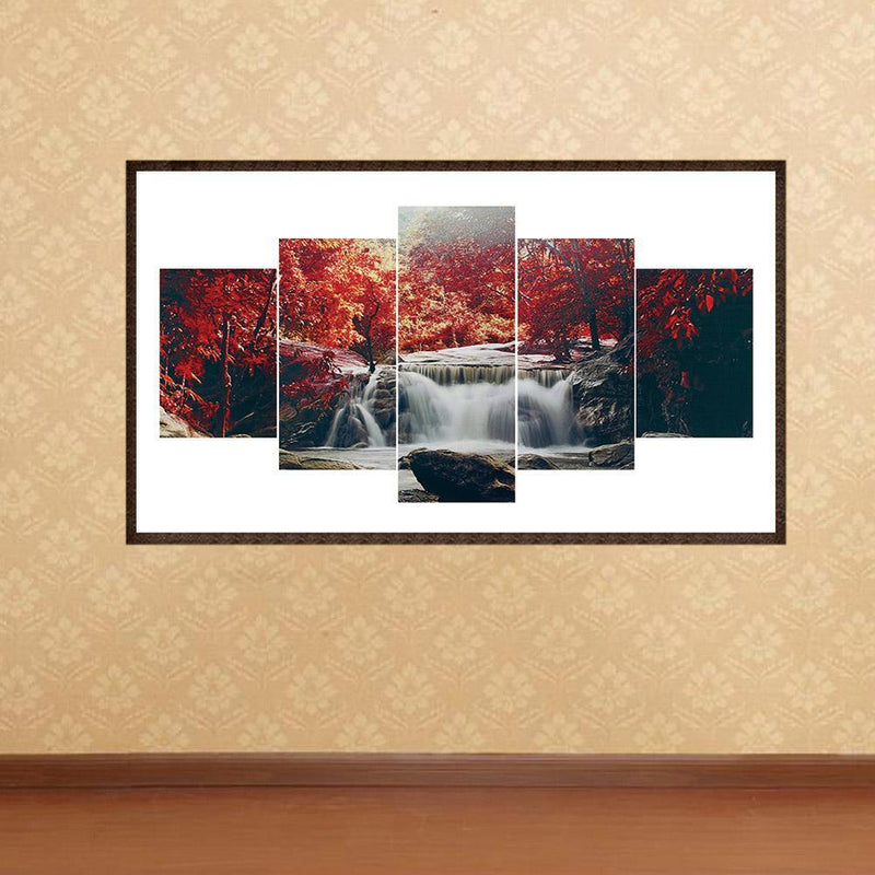 Landscape 5D DIY Full Drill Diamond Painting 5-pictures Combination Kits