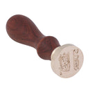 English Alphabets Five-petaled Flower Metal Hot Sealing Wax Clear Stamps(L)