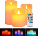 Operated Flameless Candles Led Candles Pillar Candles Wedding Decorations