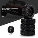 #A 4pcsm 1.9 inch Wheel Rims Tires Set for 1/10 Hsp Redcat Tamiya HPI RC Truck C