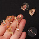 Gift Party Ear Clip No Piercing Earring Zircon Ear Cuff CZ Cuff Earrings