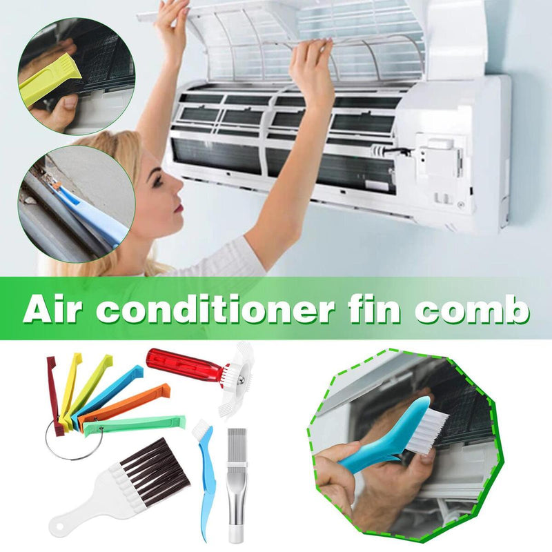 Air Conditioner Fin Comb Condenser&Radiator Fin Straightener Cleaner Repair Too.