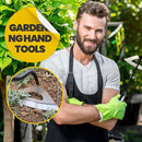Hollow Hand Hoe - Sharp Gardening Gift for Backyard Weeding Loosing Planting