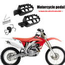 2x 8mm Motorcycle Foot Pegs Pedals Aluminum Alloy Footrests for Yamaha PW50