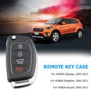 For Tucson Sonata 4 Button Flip Folding Key Case Shell with Key Blank