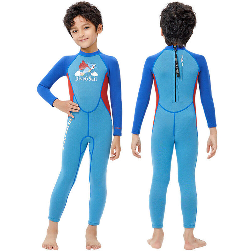 DIVE SAIL Neoprene Wetsuit Kids Long Sleeve Diving Swimwear (M151514K S) Newly