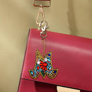 DIY Key Chain Diamond Painting Letters Women Bag Keyring Pendant Gift (M) Newly