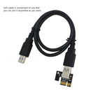 PCIe Riser VER006 PCI-E 1x to 16x Adapter Extender 15-Pin to 4 Pin Power