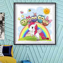 5D DIY Full Drill Diamond Painting Horse Birds Embroidery Mosaic Needlework Set