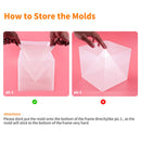 Pyramid Mold DIY Jewelry Making Mould Tool Includes Inner Mold & Outter She