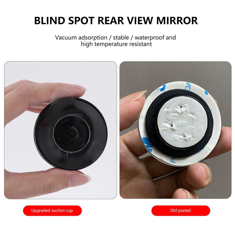 Azazaza Blind Angle Mirror, 2pcs HD Car Blind Angle Mirror 360 Degree Rota