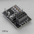 10pcs 3.3V Wireless Adapter Module Socket Adapter Board for 8Pin NRF24L01 Newly