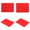 50 Cavity Gummy Bears Silicone Soap Ice Cube Tray Baking Mold (Red) Newly