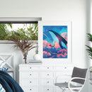 Whale in Cloud DIY Oil Paint By Numbers Paintwork for Kids Adults No Frame