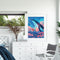 Whale in Cloud DIY Oil Paint By Numbers Paintwork for Kids Adults No Frame