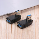 USB Extension Line Male to Female 90 Degree USB 3.0 Elbow Cable Adapter