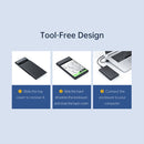 ORICO 2521C3 2.5 SATA to USB 3.0 Type C External HDD SSD Enclosure Smart Sleep