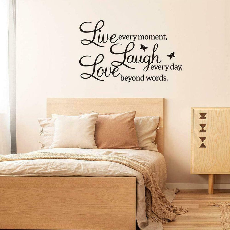 Live Laugh Love Family Home Quote Wall Stickers Art Removable Decals Room U4X1