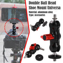 Magic Arm Adjust Universal 1/4" w/ Small Ballhead for DSLR Camera/Light Access:
