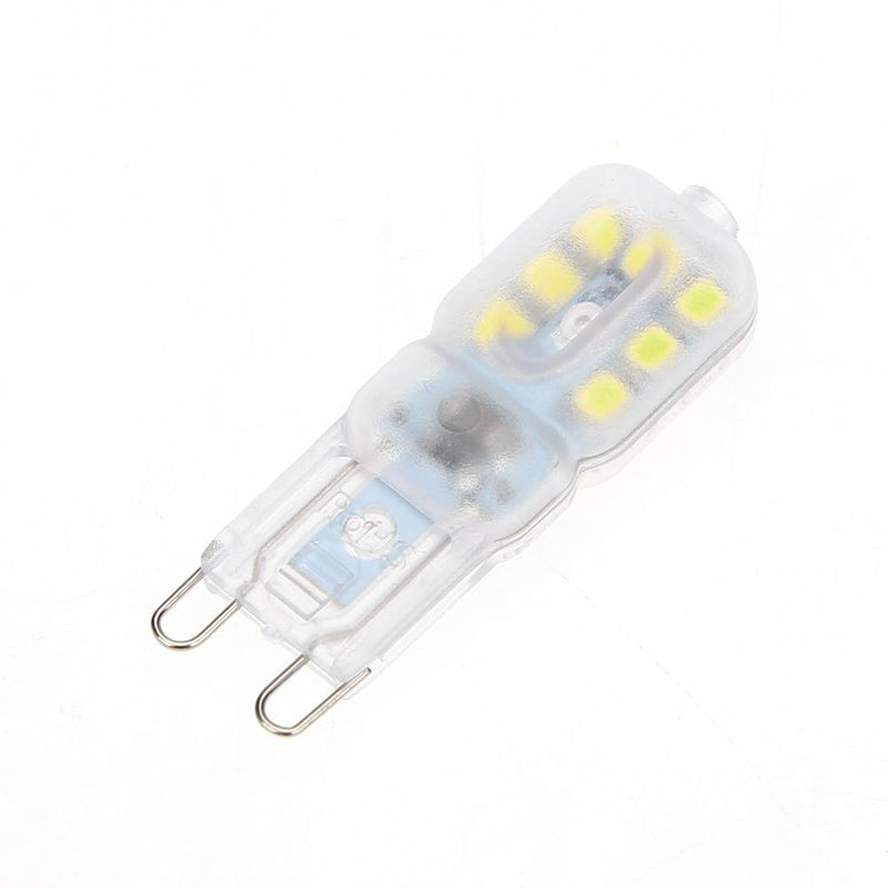 G9 LED Lamp AC 220V 3W SMD2835 LED Bulb for Chandelier Light (White) Newly