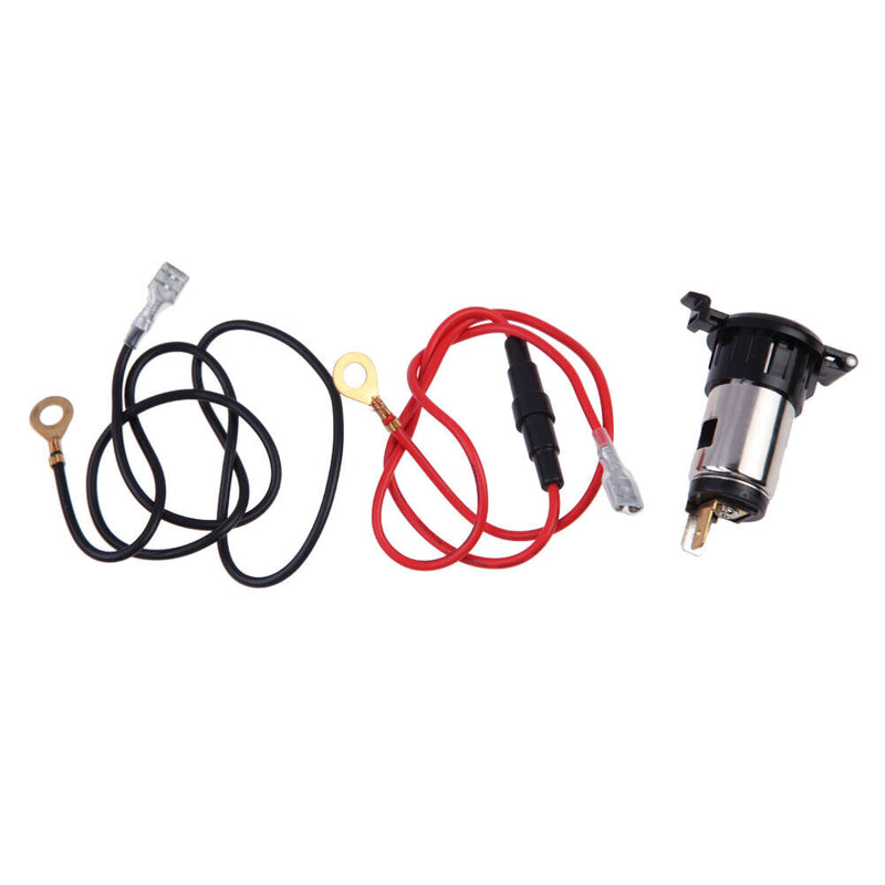 12V 120W Car Cigarette Lighter Outlet Waterproof Motorcycle Metal Power Plu