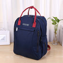Pure Mummy Waterproof Diaper Handbag Large Maternity Backpacks (Dark Blue-256320