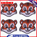 4pcs 5D Diamond Painting Stickers Kit DIY Tiger Cup Phone Decor Children Toys