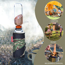 Long Gas Canister Cover Camp Fuel Cylinder Tank Case (Jungle Camouflage) Newly