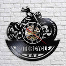 Clock Watch Motorcycle Wall Clocks Record Wall Clock Hanging Watch Wall Hanging