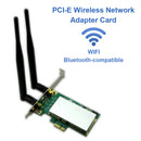Wireless Bluetooth-Compatible Mini PCI Express to PCIe Adapter Card with Antenna